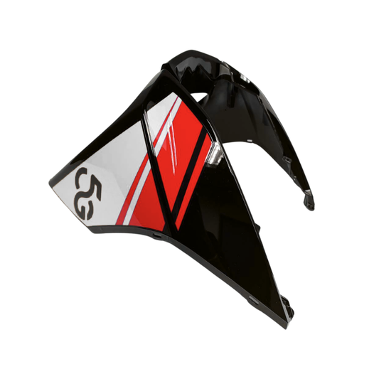 CARETA FRONTAL BERA BWS 5G NEGRO CON BLANCO