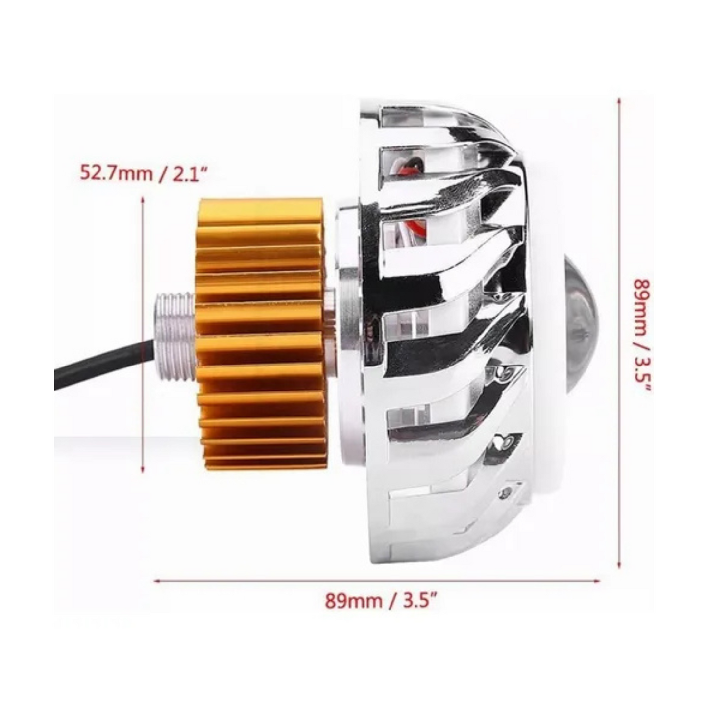 BOMBILLO FARO LED OJO DE ANGEL ESPIRAL DOBLE ANILLO