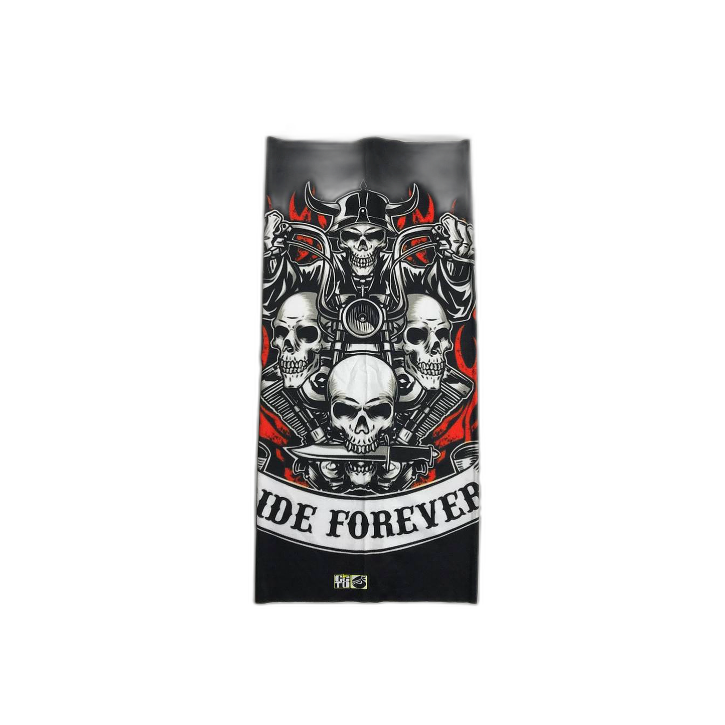 BANDANA TUBULAR 50CM CALAVERA MOTO