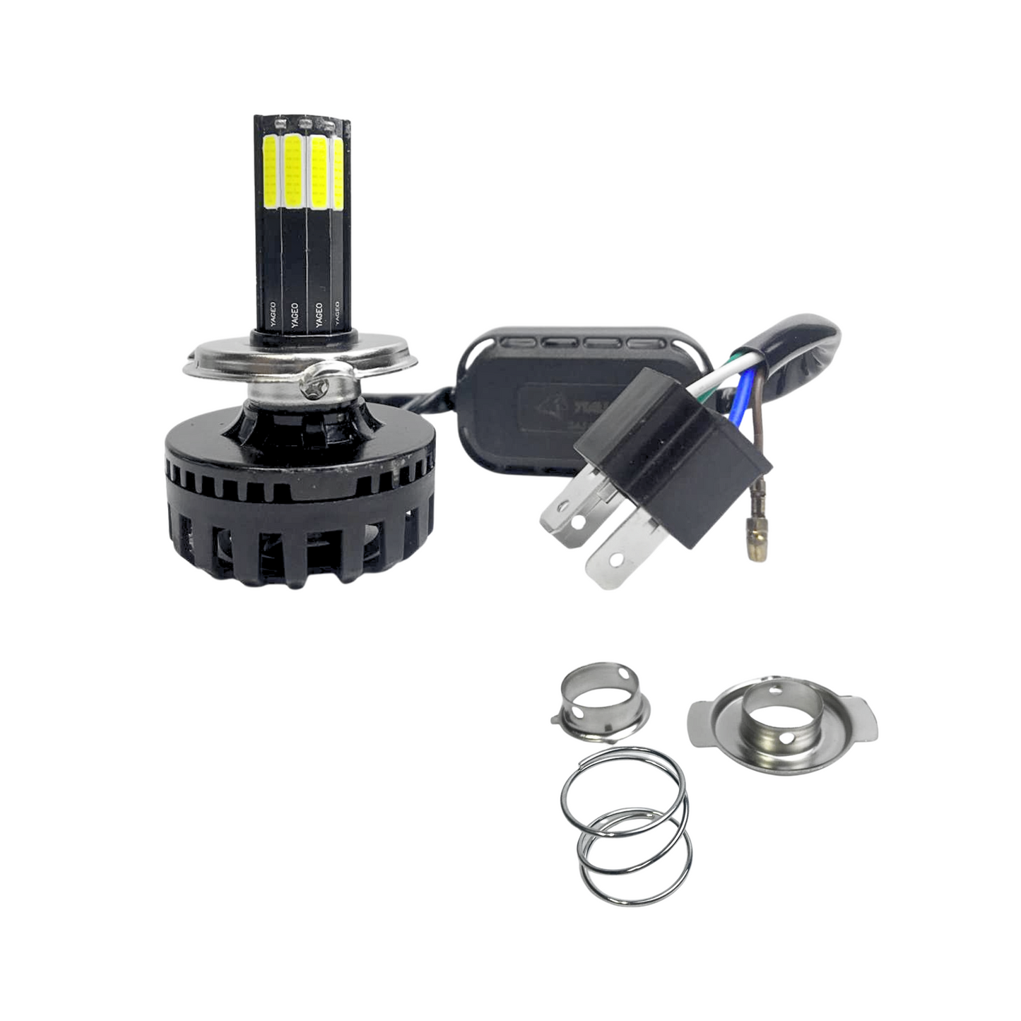 BOMBILLO FARO H4 CON VENTILADOR ORIGINAL STALLION MOTO CARRO
