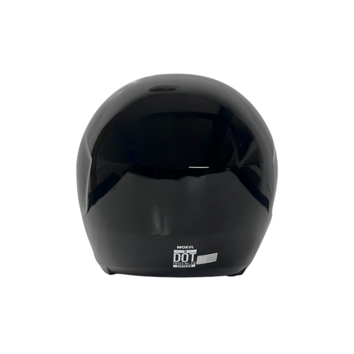 CASCO SEMI INTEGRAL MOXUL NEGRO BRILLANTE VISOR NEGRO