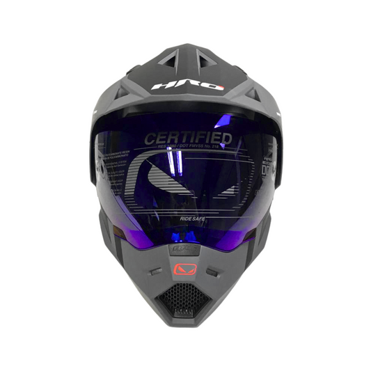CASCO HRO MX330 GRIS TALLA L