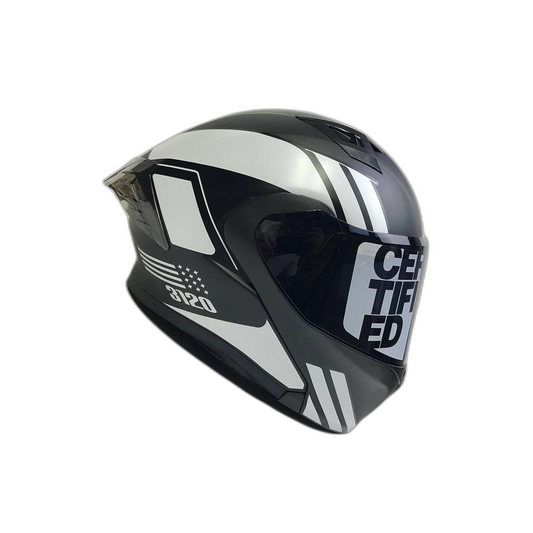 CASCO MODULAR MOXUL NEZA NEGRO CON BLANCO TALLA S
