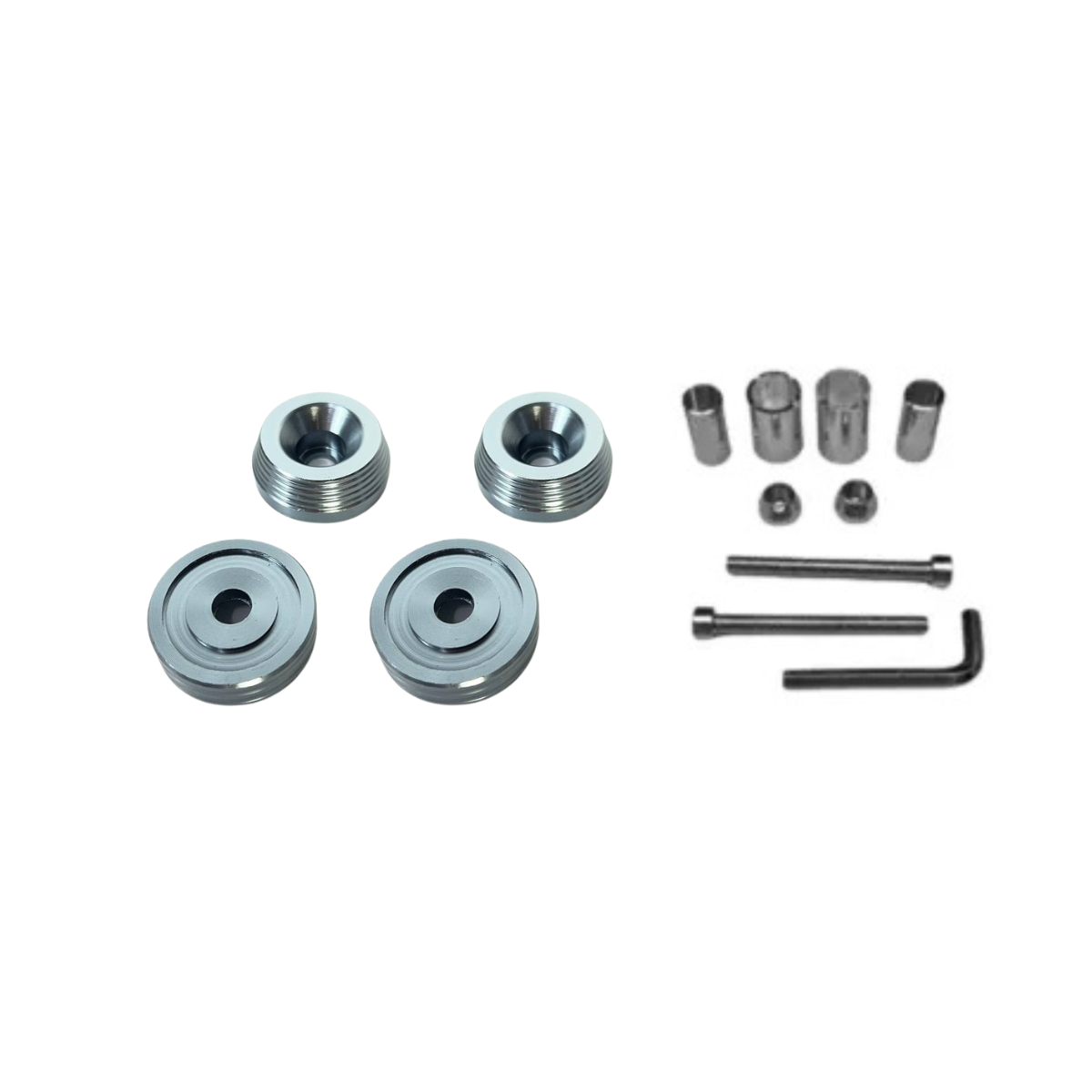 PROTECTORES DE LEVA TIPO L PLASTICO NEGRO C/PLATA