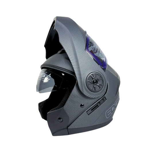 CASCO MODULAR TURBO II DISEÑO TIPO FIBRA DE CARBONO EDGE