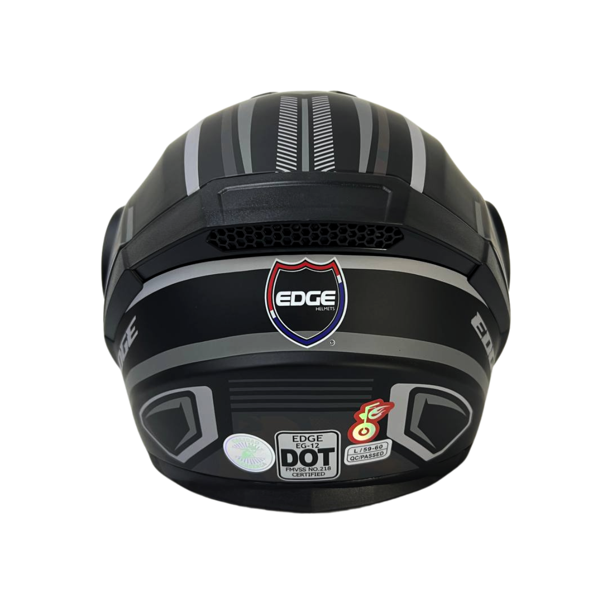CASCO MODULAR TURBO II ATLAS NEGRO CON GRIS EDGE