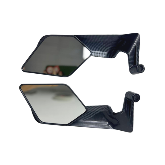 RETROVISORES ESTILO FIBRA DE CARBONO TIPO ALERON GRANDE