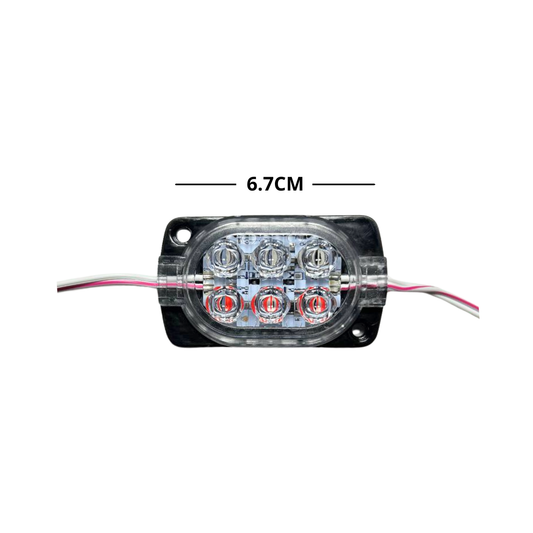 MODULO 6 LED TIPO POLICIA