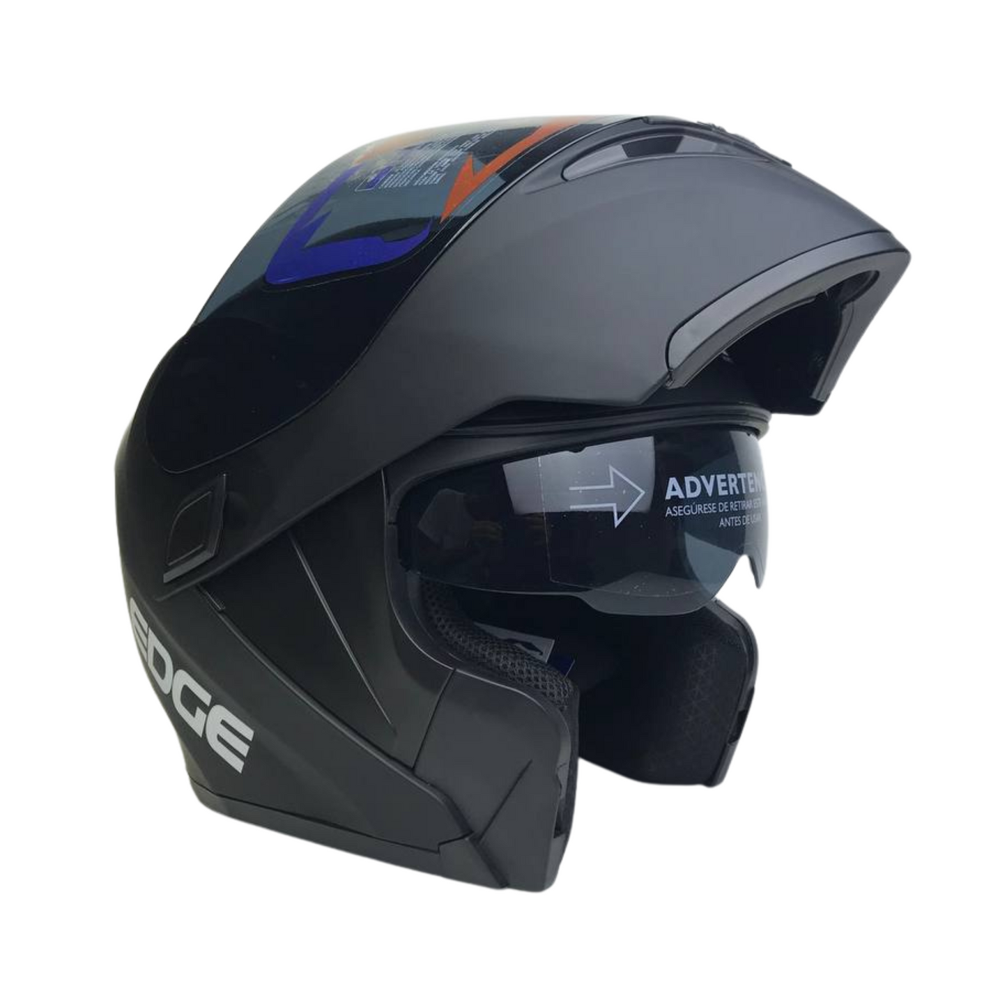 CASCO EDGE MODULAR BOSS NEGRO MATE