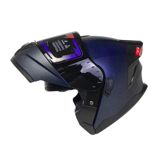 CASCO MODULAR BOSTON AZUL TEXTURA Y LUZ LED