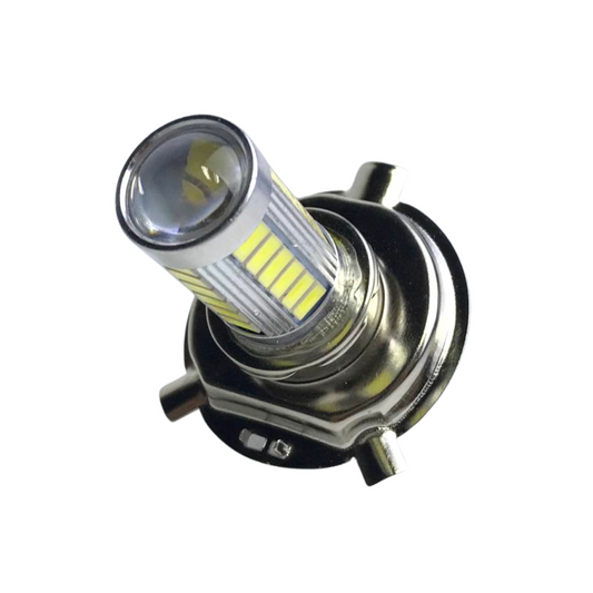 BOMBILLO LED H4 5 CARAS LED LUPA