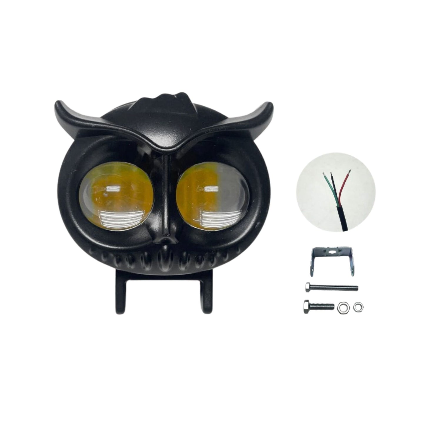 FARO LED TIPO BUHO DOS (2) OJOS MOTOS CARROS