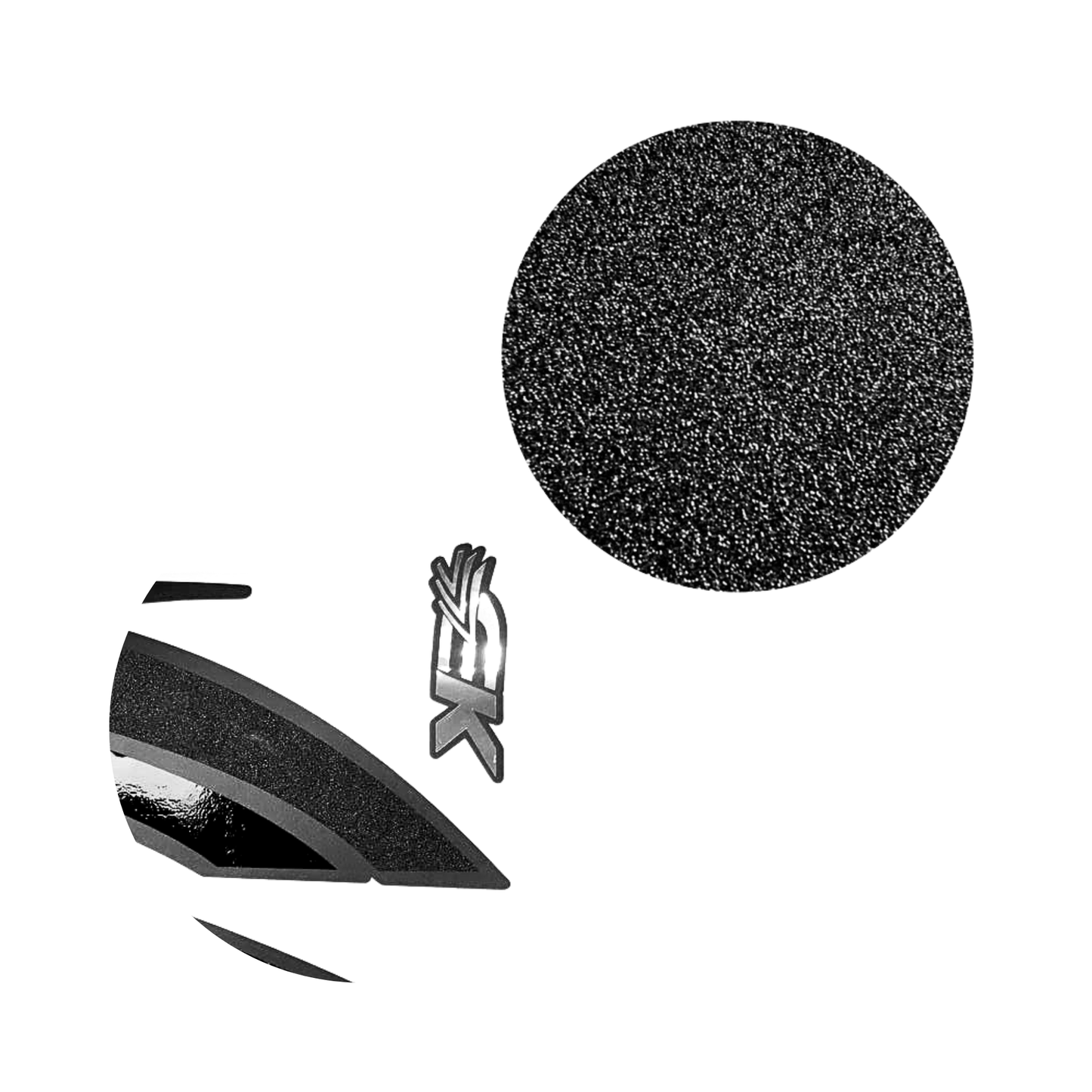 ROTULADO MOTO EMPIRE NEW HORSE LIJA NEGRO CON LETRAS ESPEJO