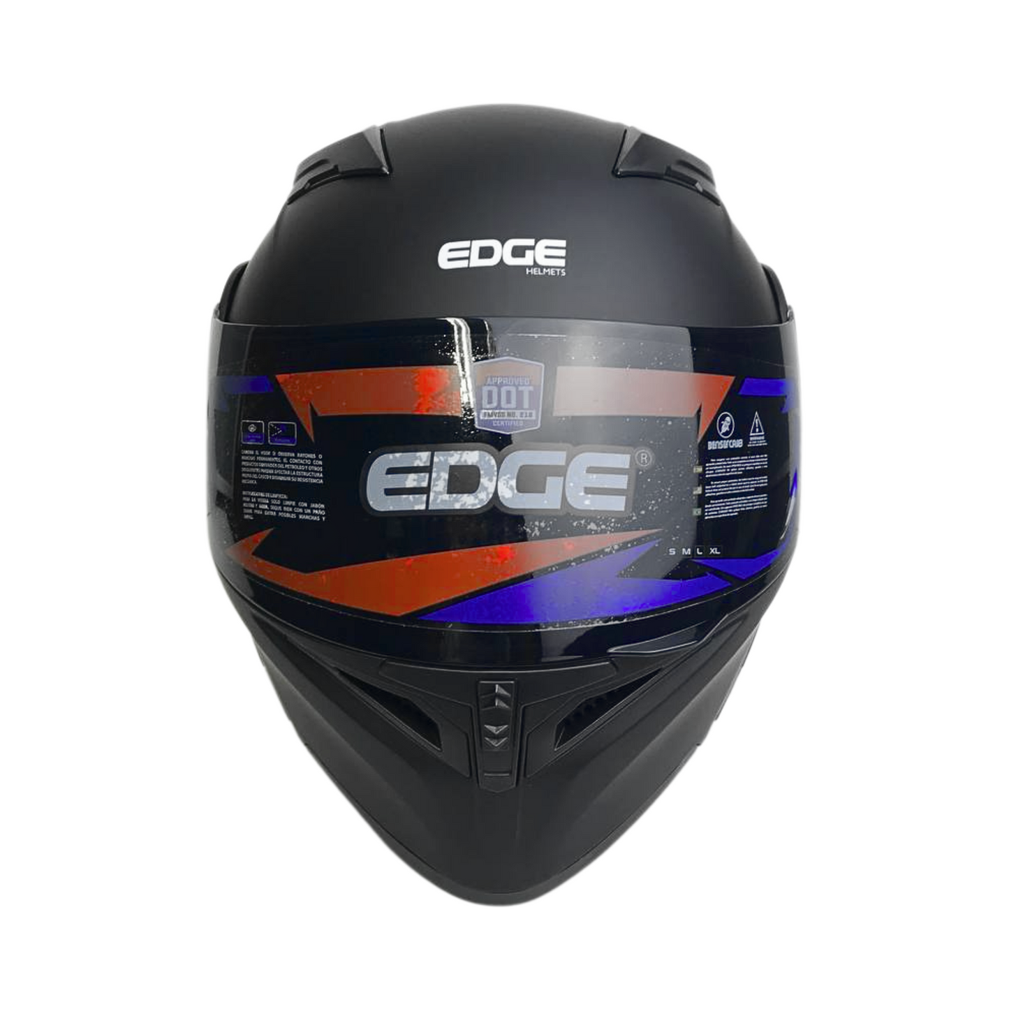 CASCO EDGE MODULAR BOSS NEGRO MATE
