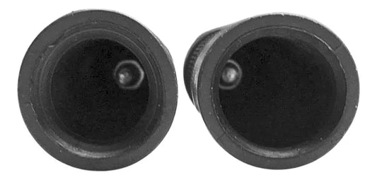 PUÑO DE ALUMINIO COMPLETO TOPE CROMADO