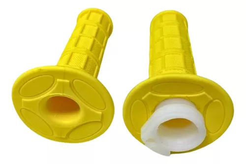 Puños Decorativos Universales Handle Grip Amarillo Con hueso De Aceleracion