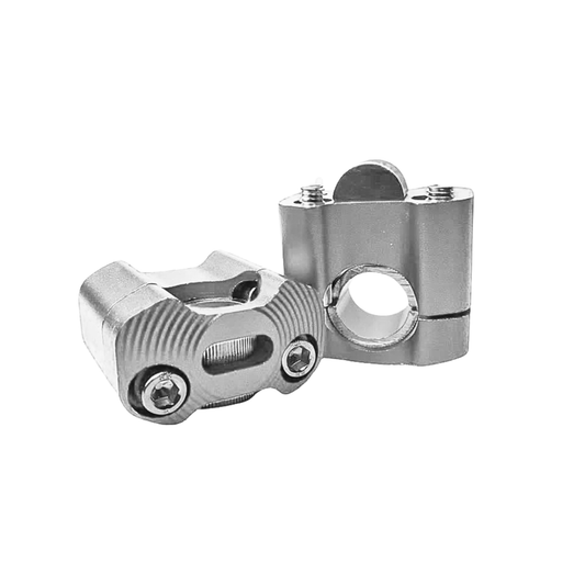 ELEVADORES DE MANUBRIO 28MM UNIVERSAL PLATEADO