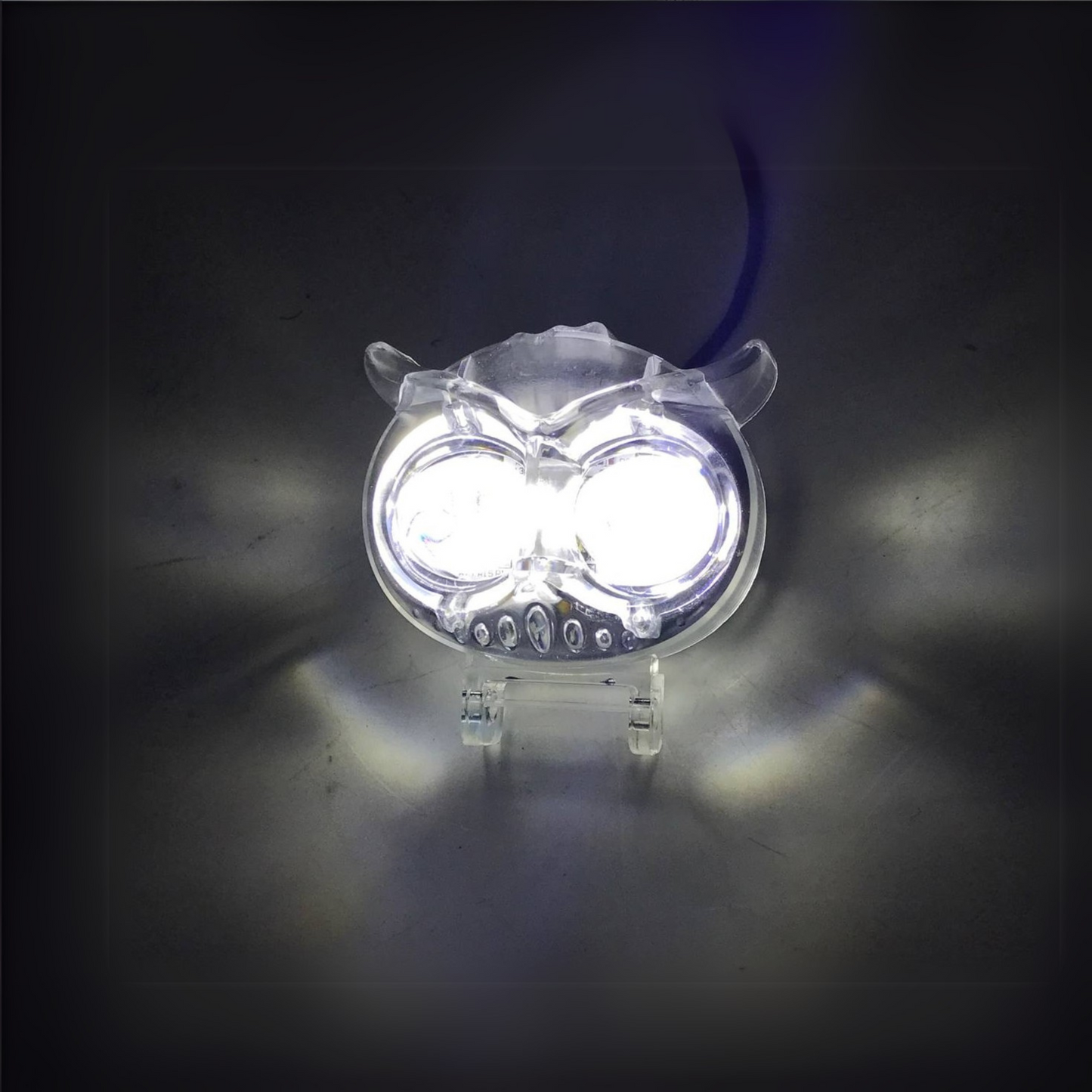 FARO LED TIPO BUHO TRANSPARENTE DOS (2) OJOS