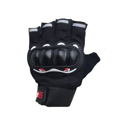 GUANTES CORTOS F019N NEGRO XL CON PROTECCION DE NUDILLOS
