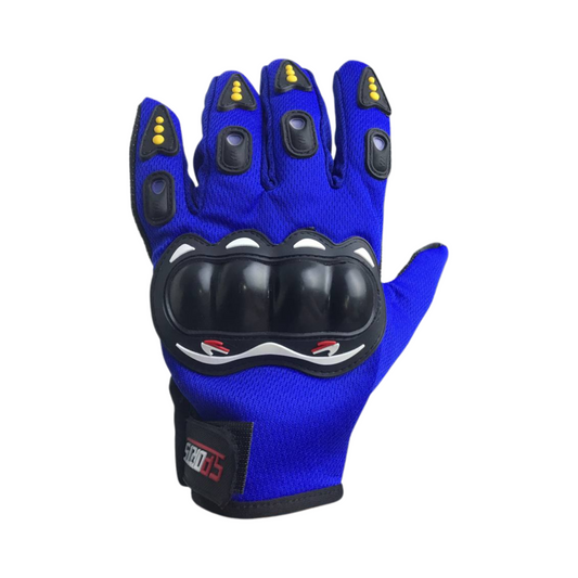 GUANTES COMPLETOS PROTECTORES AZUL