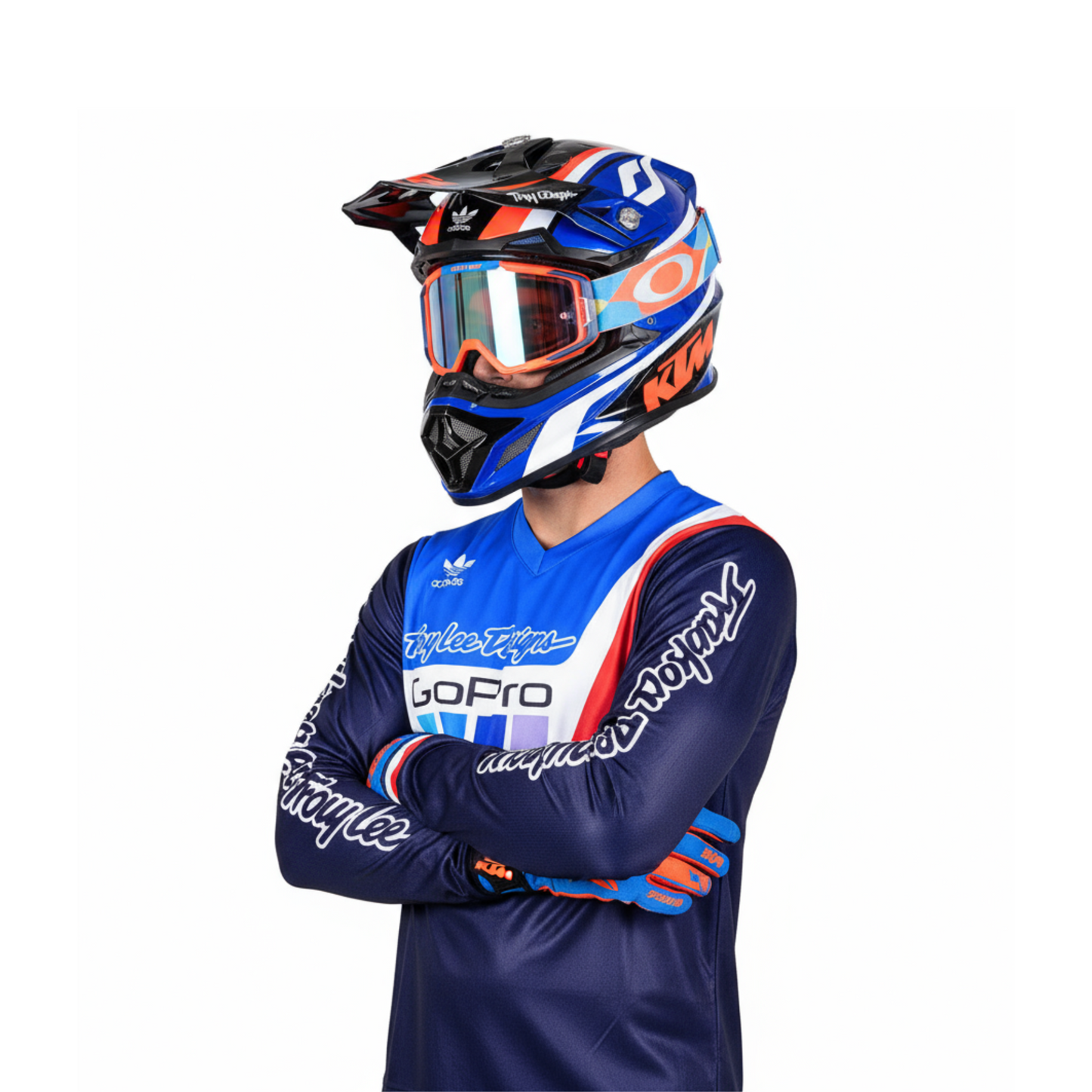 SUDADERA JERSEYS ENDURO MOTOCROSS KTM AZUL