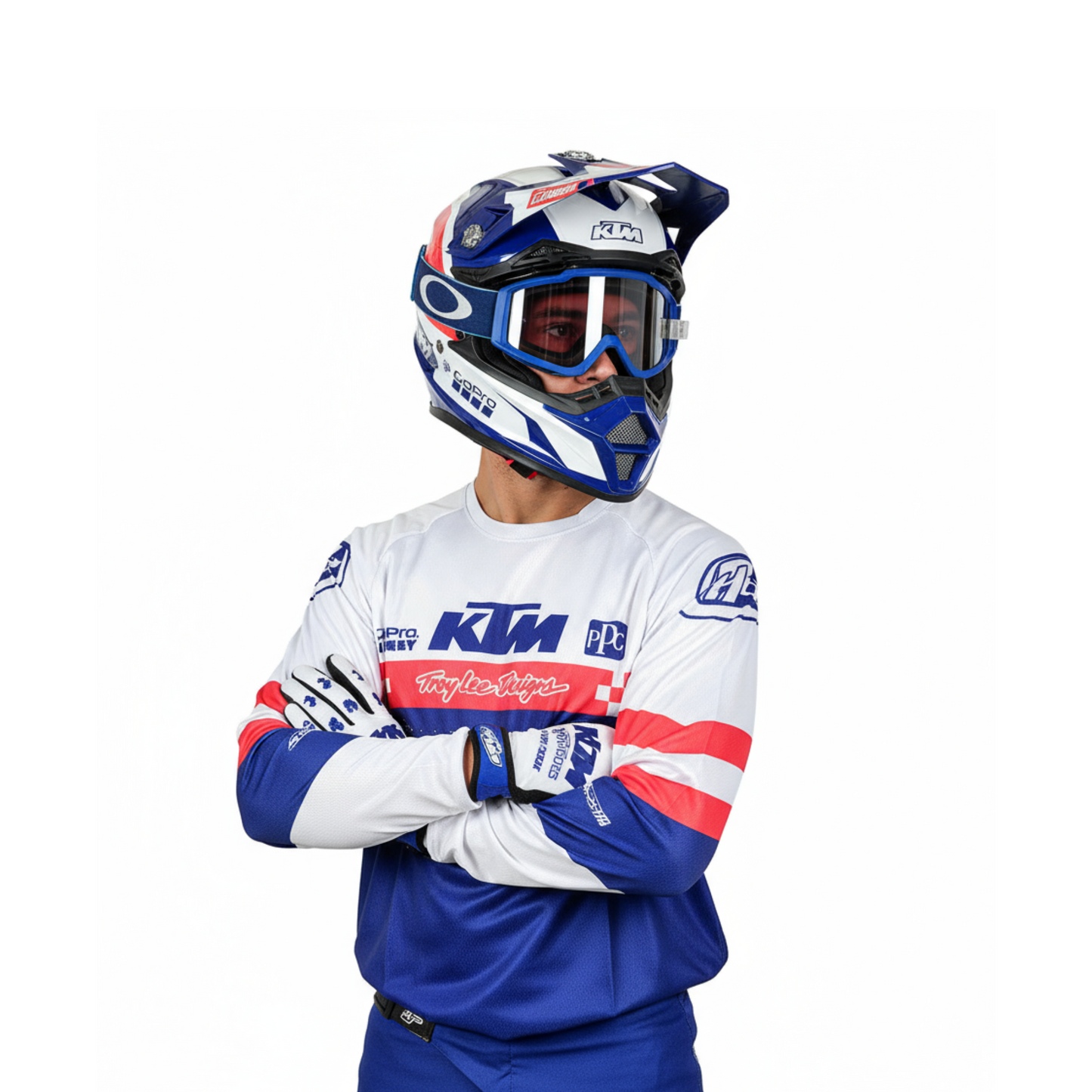 SUDADERA FRANELA JERSEYS ENDURO MOTOCROSS KTM BLANCO
