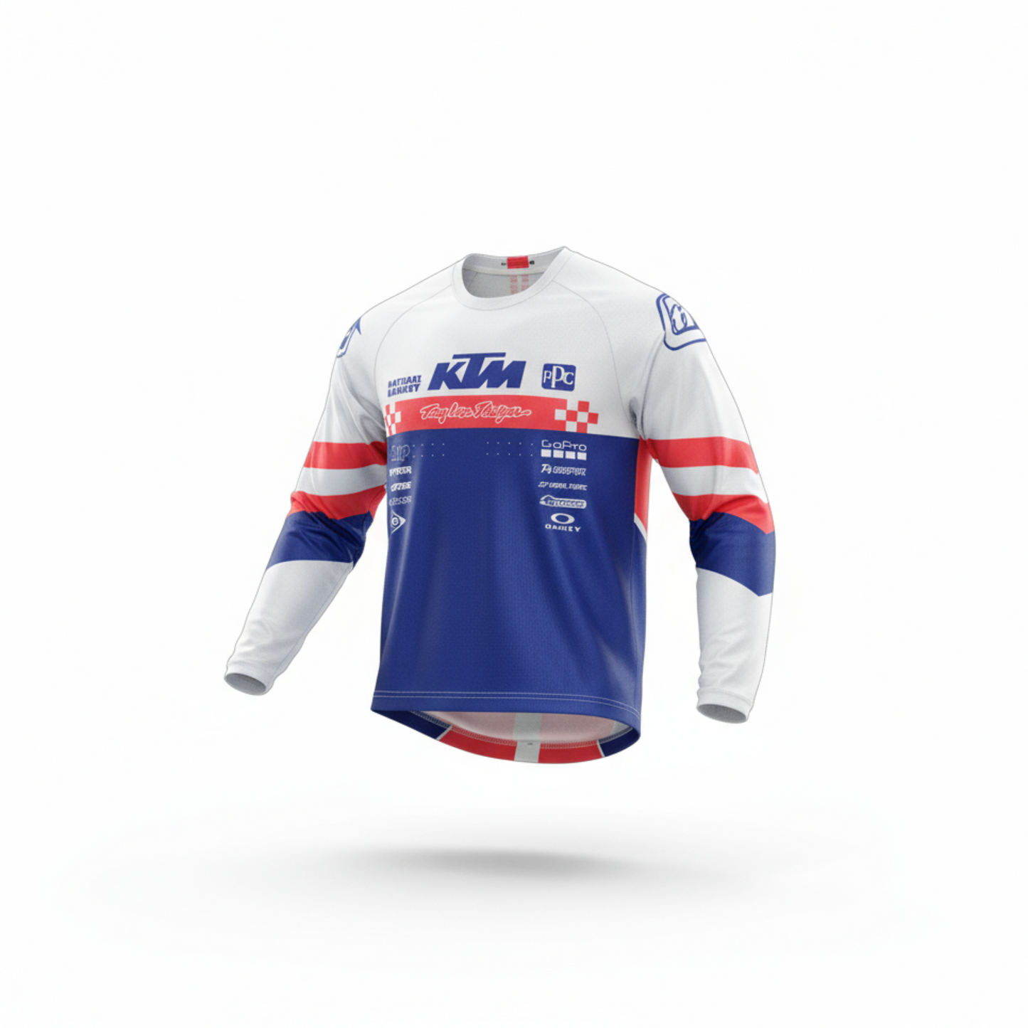 SUDADERA FRANELA JERSEYS ENDURO MOTOCROSS KTM BLANCO