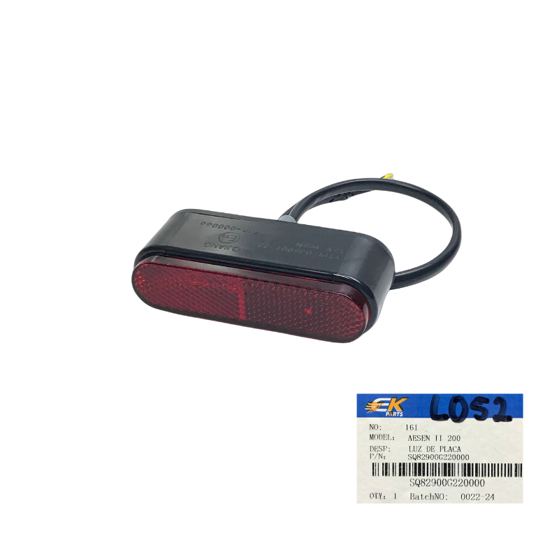 LUZ DE PLACA ARSEN II RKV ORIGINAL EK