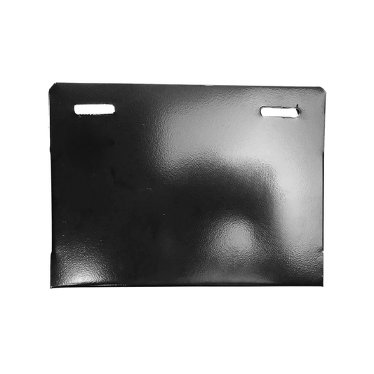 PORTAPLACA METALICO UNIVERSAL NEGRO