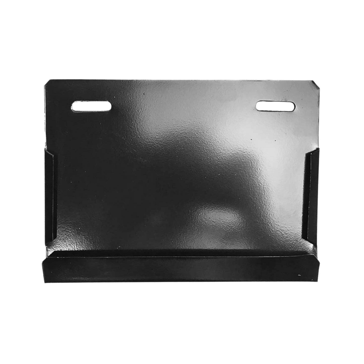 PORTAPLACA METALICO UNIVERSAL NEGRO