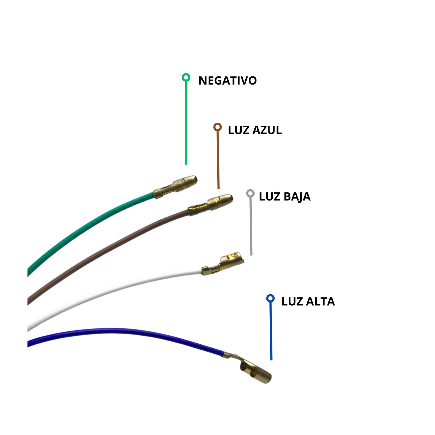 Pantalla Faro 12 Led Md Aguila Moto