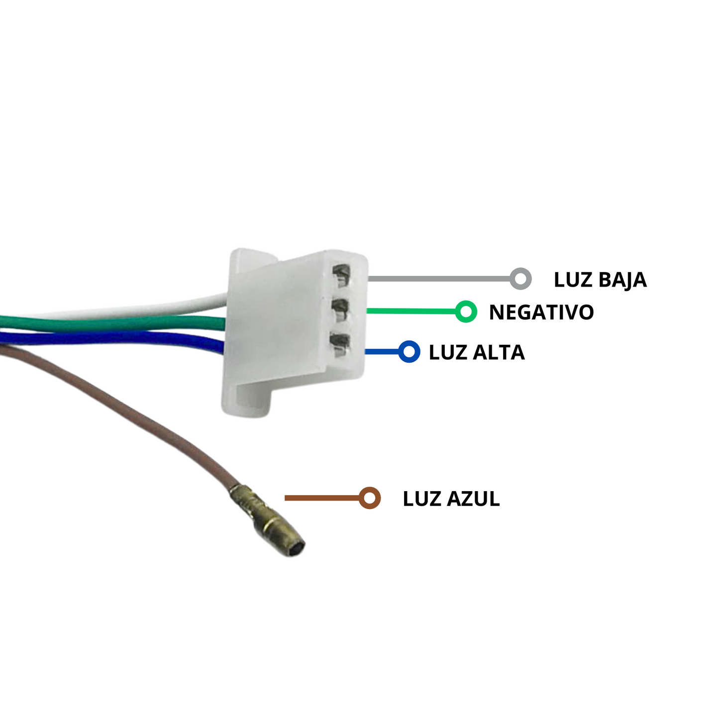 Pantalla Faro Bera Socialista 12 LED Moto