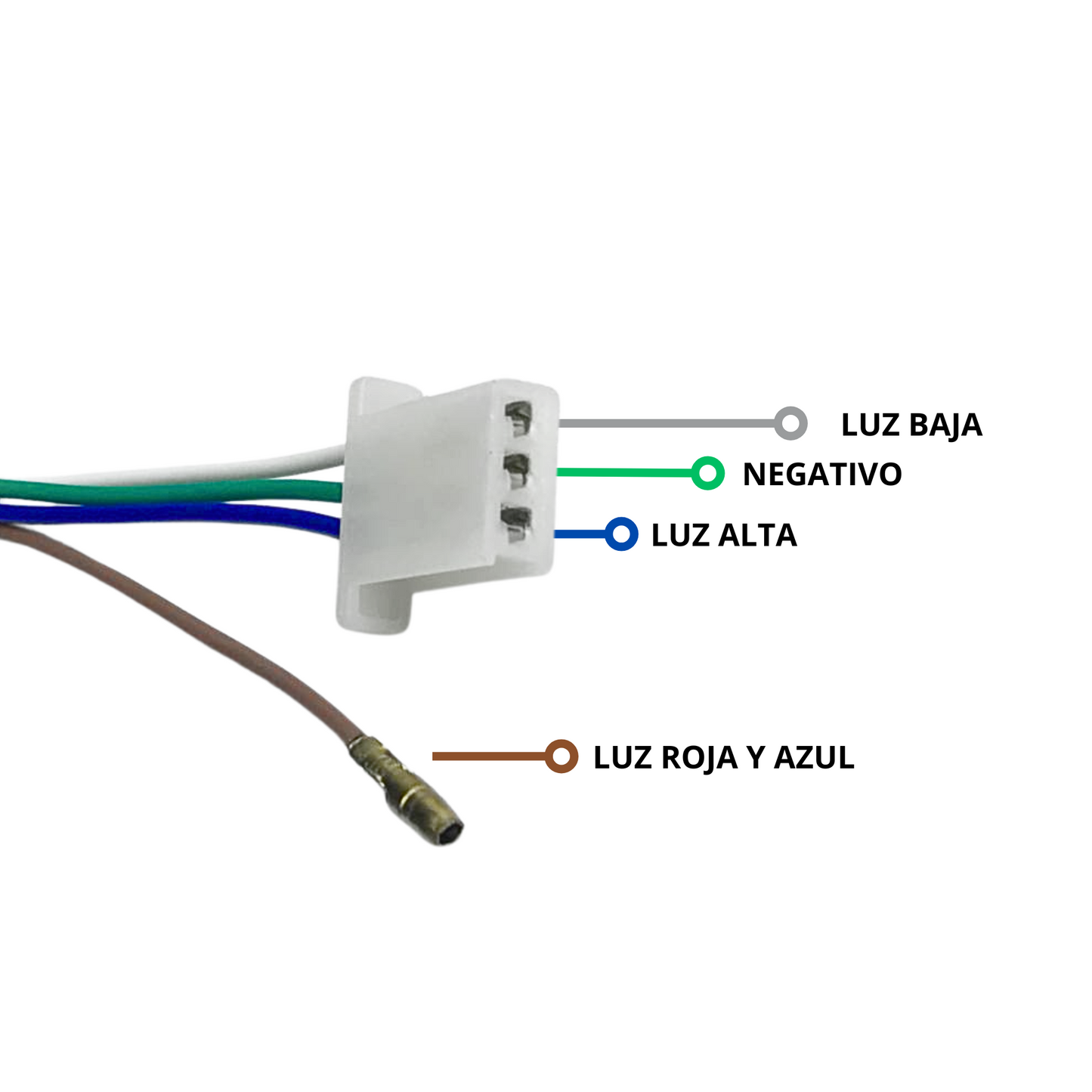 Pantalla Faro 15 Led Socialista Modelo Nuevo Moto