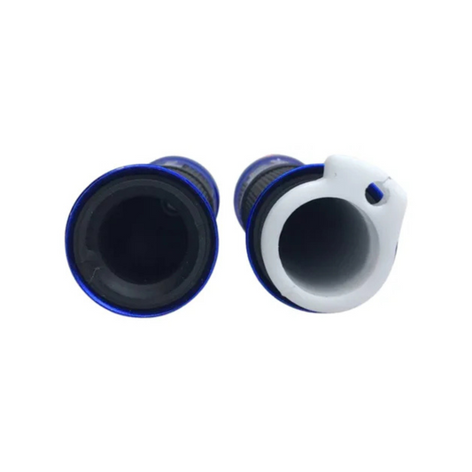 PUÑOS DECORATIVOS MONSTER AZUL CON HUESO DE ACELERACION