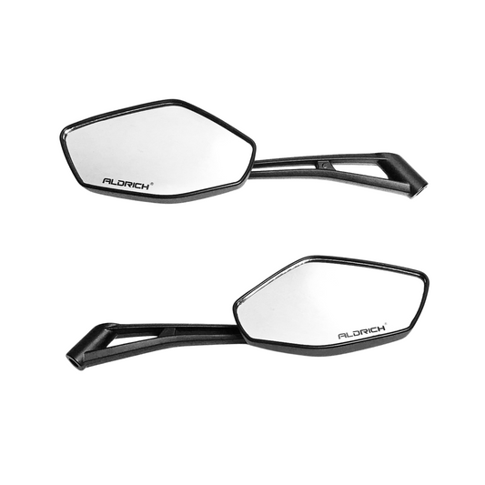 RETROVISORES NEGRO BASE METALICA MOTO TX 200