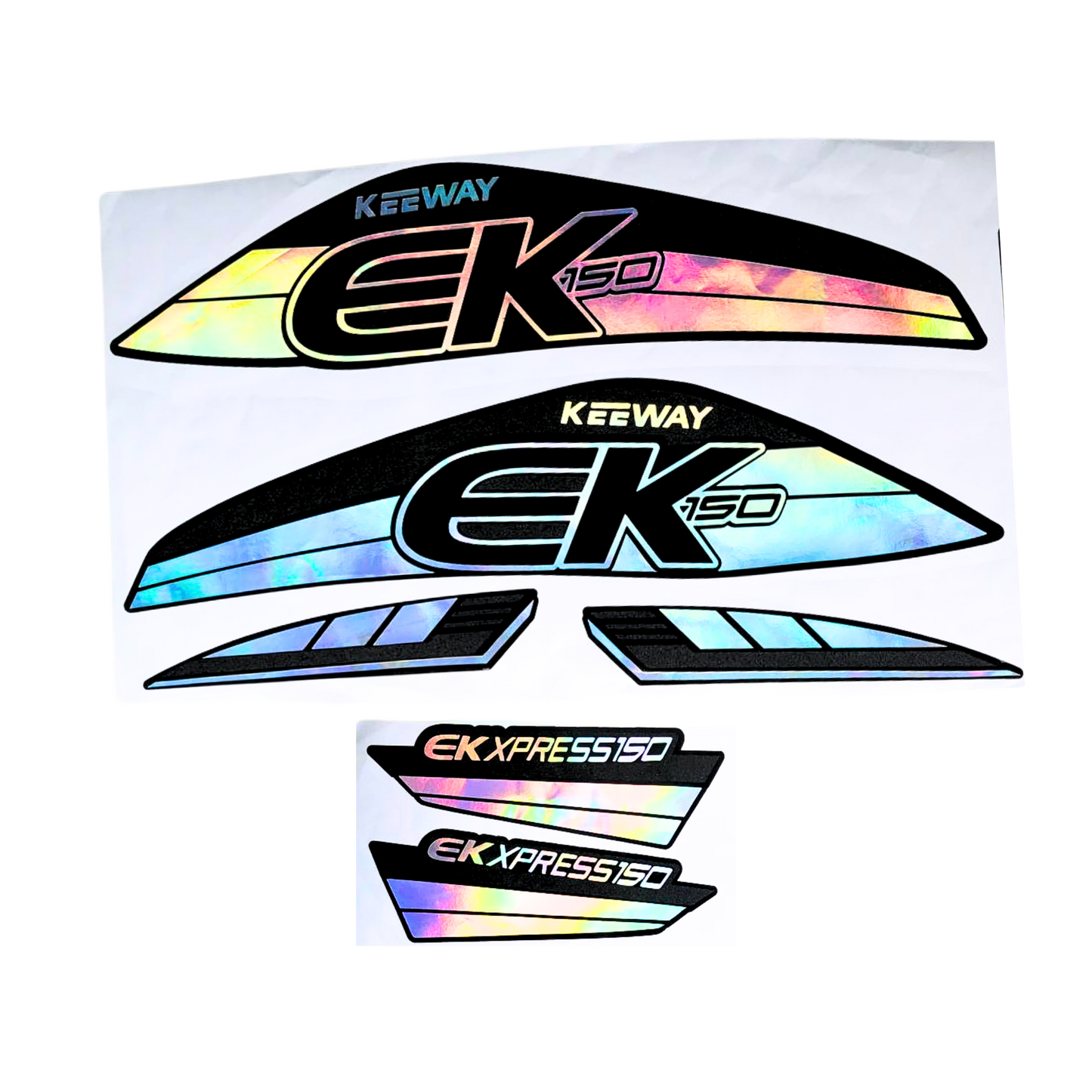 ROTULADO MOTO EMPIRE NEW EK XPRESS LIJA NEGRO CON TORNASOL