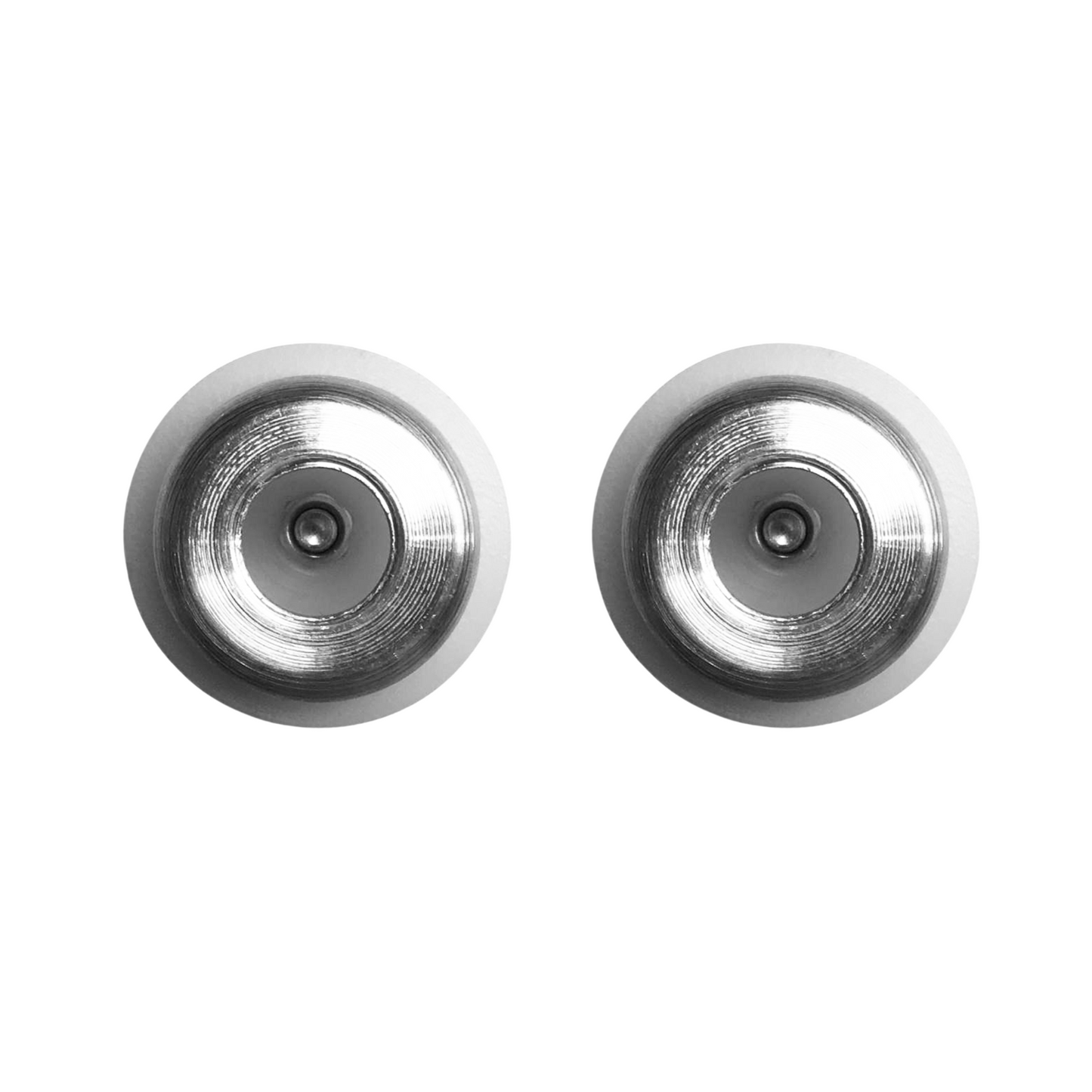 SLIDER TEFLON BLANCO CON TORNILLO DE COLOR ROJO