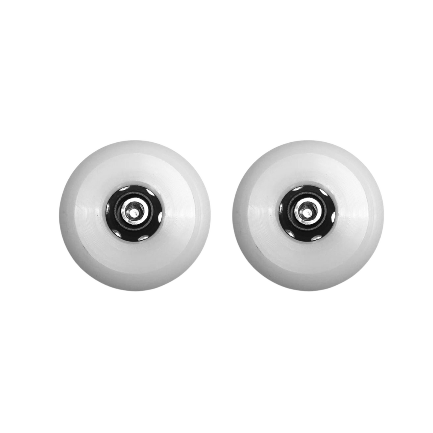 SLIDER TEFLON BLANCO CON TORNILLO DE COLOR NEGRO