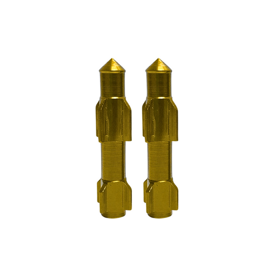 TAPA VALVULA RIN TIPO COHETE PARA MOTOS Y CARROS