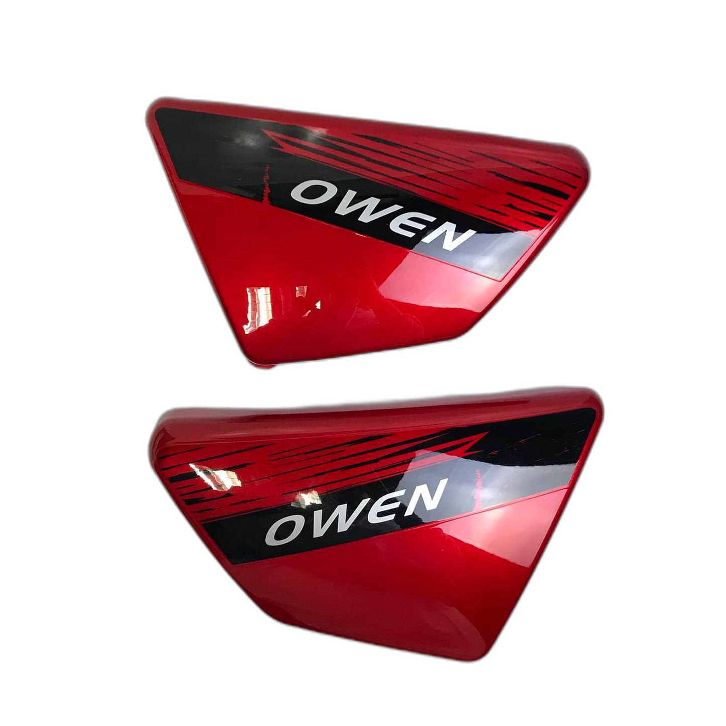 TAPAS LATERALES NEW OWEN II ROJO ORIGINAL EK
