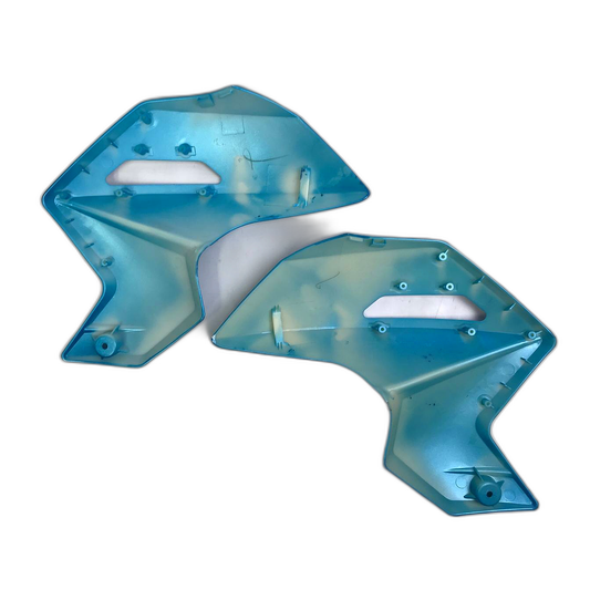 TAPAS LATERALES DEL TANQUE RK 200 AZUL ORIGINAL EK