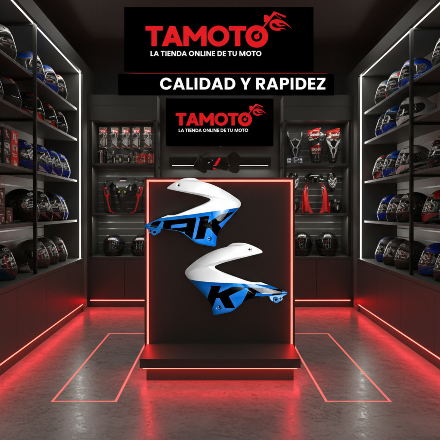 TAPAS LATERALES KAVAK BLANCO AZUL