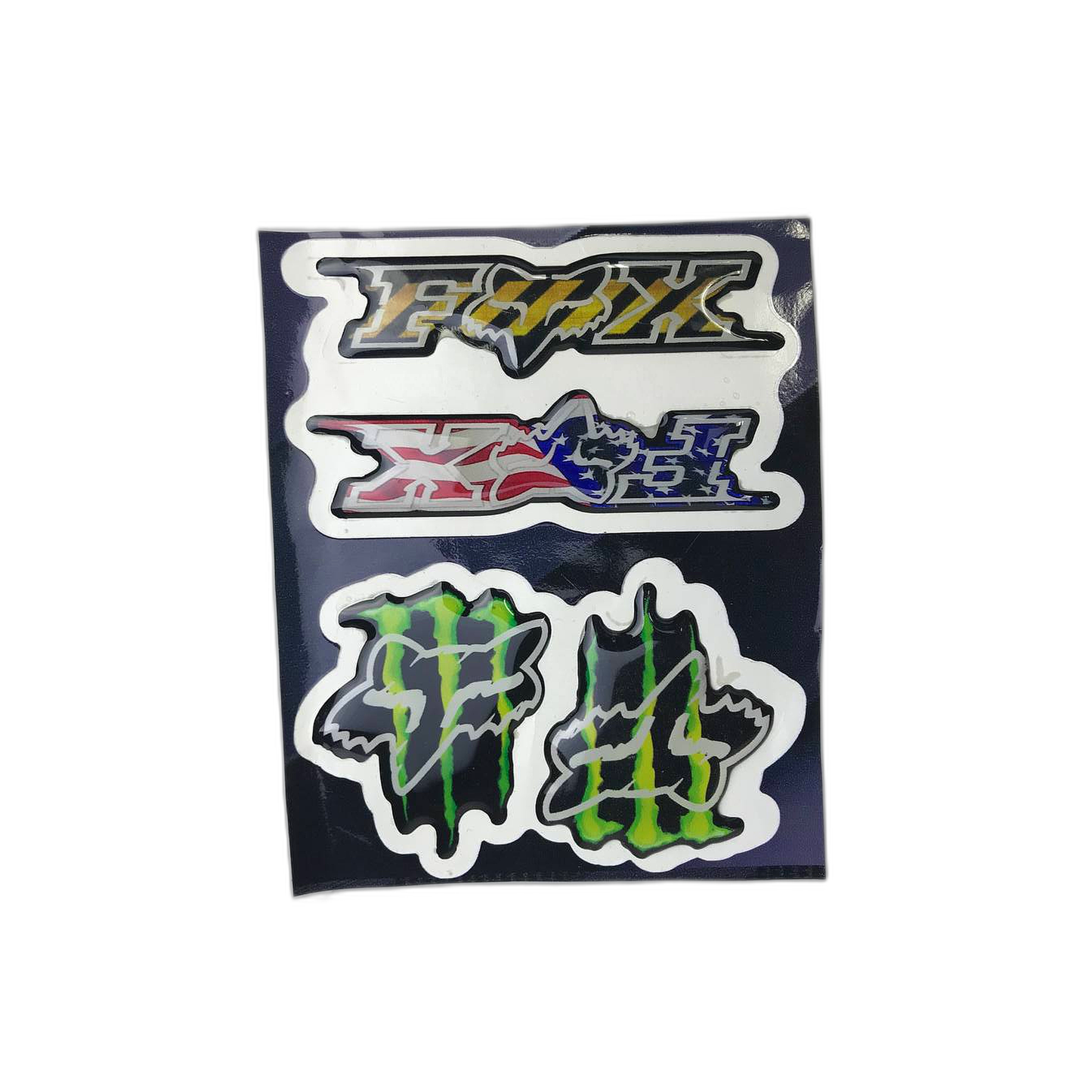 CALCOMANIA DE RESINA DECORATIVO UNIDAD PARA MOTOS