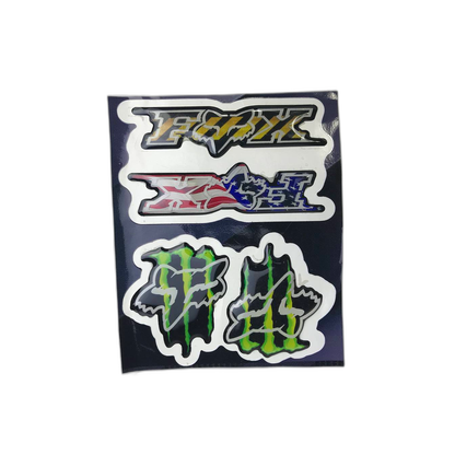 CALCOMANIA DE RESINA DECORATIVO UNIDAD PARA MOTOS