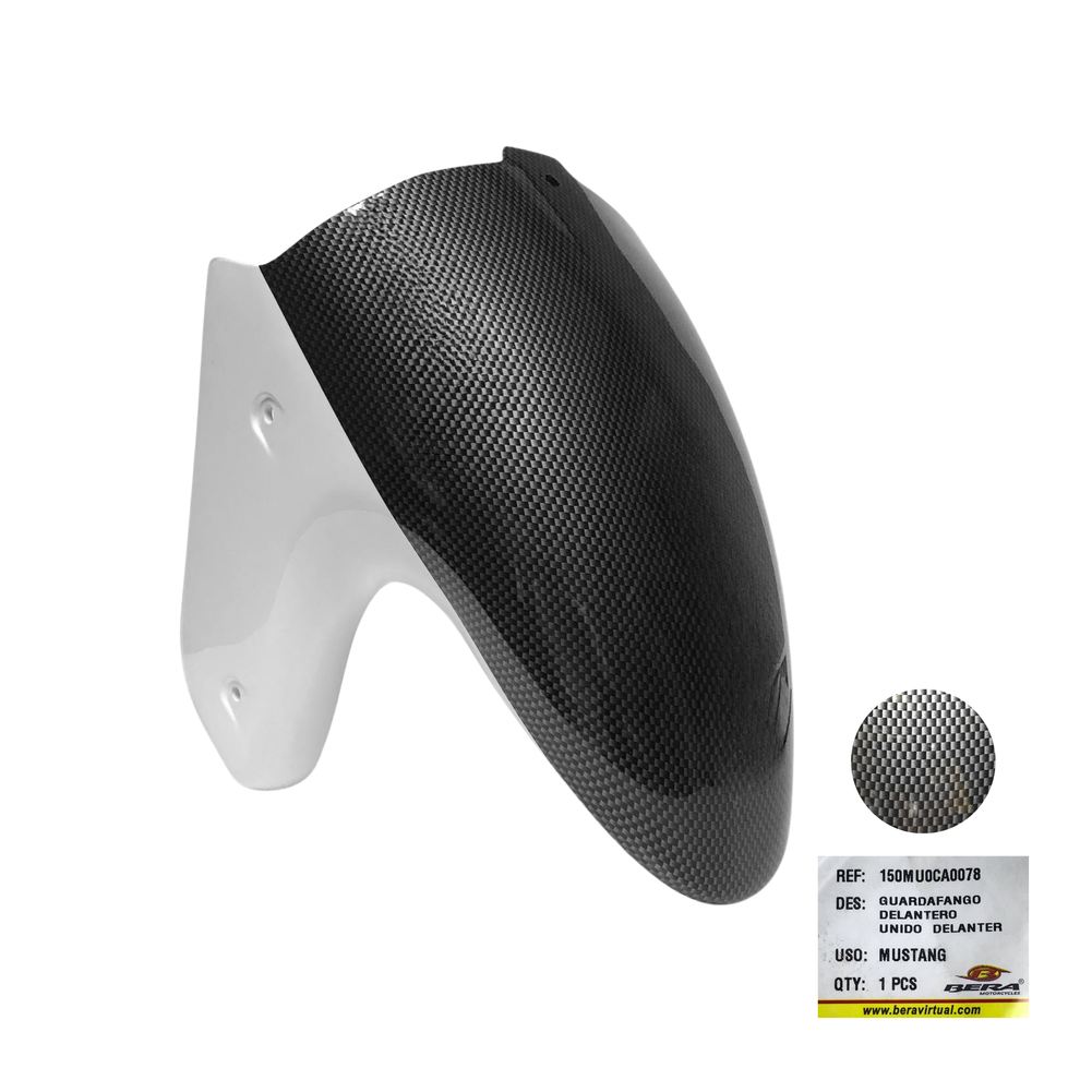 GUARDAFANGO DELANTERO MUSTANG FIBRA DE CARBONO ORIGINAL BERA – Tamoto ...
