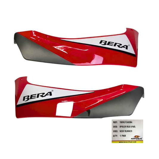 SPOILER NEW RUNNER 2014 ROJO BERA (TAPAS LATERALES DEL PISO) ORIGINAL