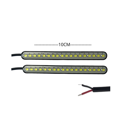 CINTAS LED 10CM LUZ BLANCO Strobe Y SECUENCIAL(PAR)