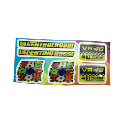 CALCOMANIA DE RESINA DECORATIVO UNIDAD PARA MOTOS