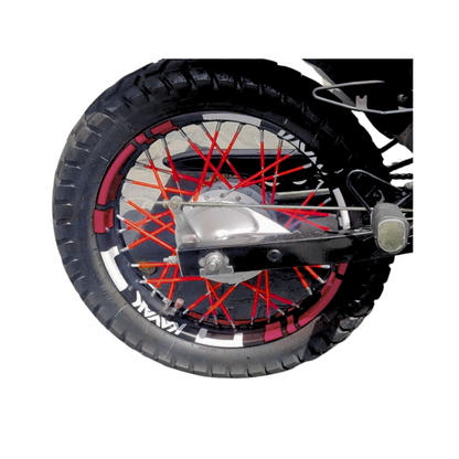 PITILLOS RAYOS DECORATIVOS PARA RIN 72 PIEZAS UNIVERSAL ROJO