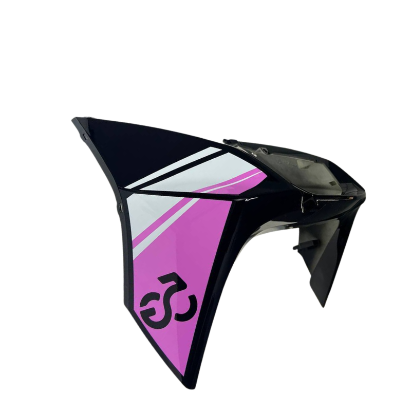 CARETA FRONTAL BERA BWS 5G NEGRO CON ROSADO